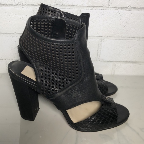 Dolce Vita “Nona” Perforated Leather Heels - Picture 5 of 10
